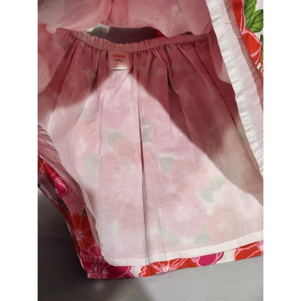 Gymboree 2017 Girls Tropical‎ Floral Strappy Sundress 6-12M